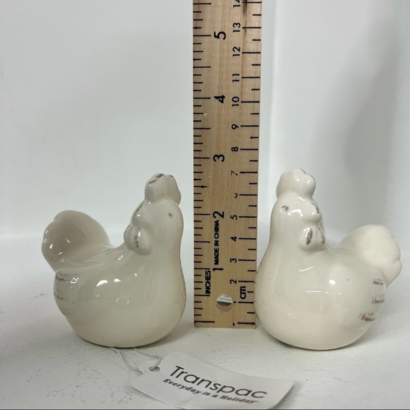 transpac hen salt and pepper shakers NWT - Picture 2 of 10